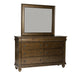 Rustic Traditions King California Sleigh Bed, Dresser & Mirror, Chest image