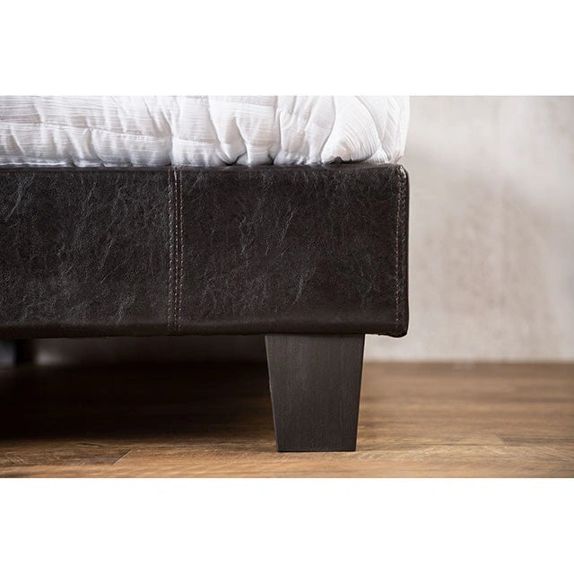 Evans Bed Espresso & Pink