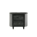 Skyline 2 Drawer Nightstand-Onyx