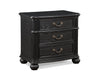 Crown Mark Furniture Kingsbury 3 Drawer Nightstand in Black image
