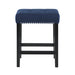 Celeste Theater Bar Table W/ 3 Stools-Blue