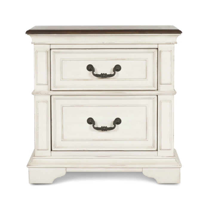 Anastasia Nightstand - Ant. White