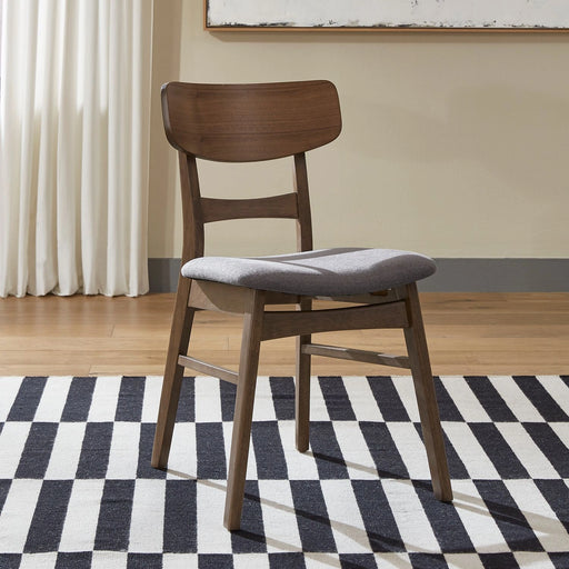 Space Savers Panel Back Side Chair- Grey (RTA) image