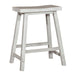 Creations 24 Inch Sawhorse Counter Stool - White image