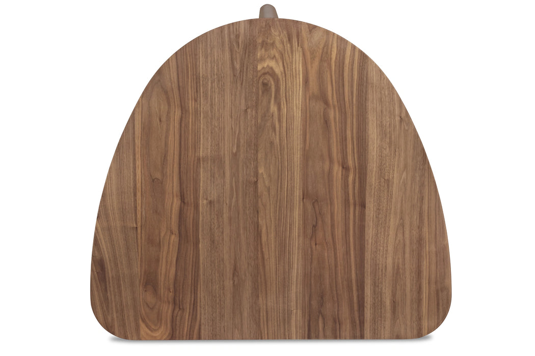 Oscar Corner Table-Walnut