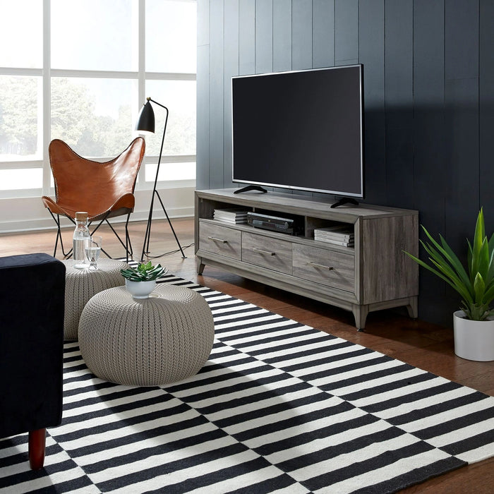 Mercury 62 Inch TV Console in Driftwood Gray image