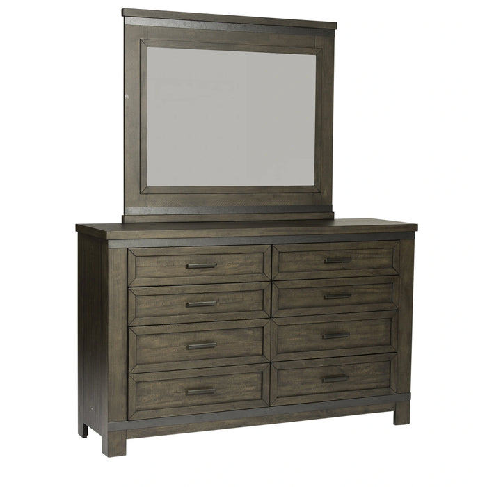 Thornwood Hills Panel Bed, Dresser & Mirror, Chest image
