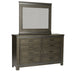 Thornwood Hills Panel Bed, Dresser & Mirror, Chest, Night Stand image