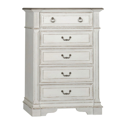 Abbey Park Drawer Chest in Antique White image