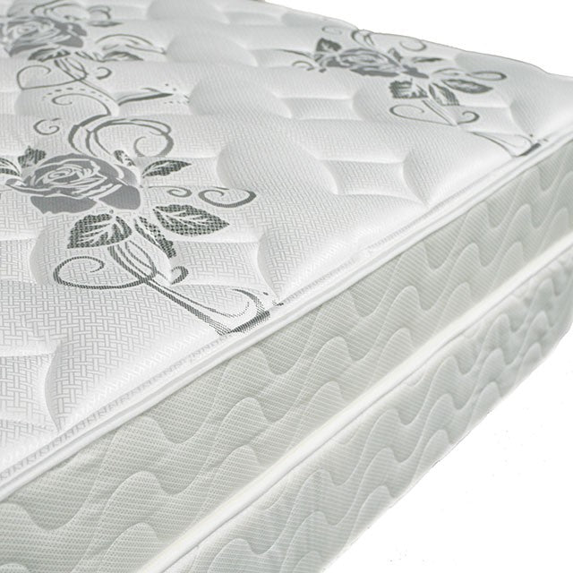 ELBERTYNA White 8" Tight Top Mattress, Full