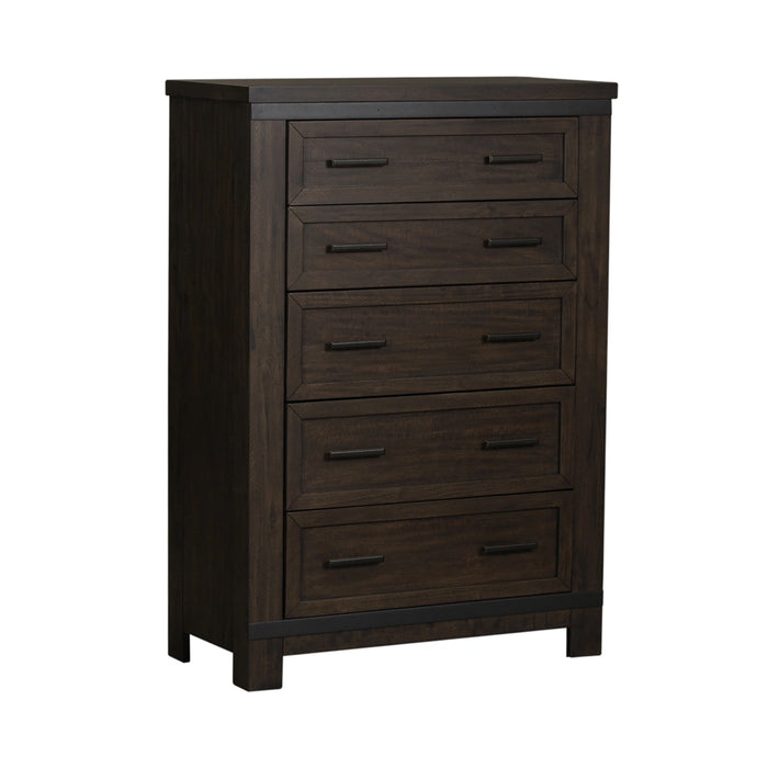 Thornwood Hills Two Sided Storage Bed, Dresser & Mirror, Chest image