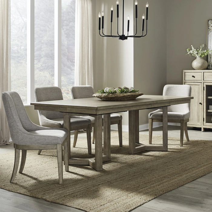 Proximity Place Opt 5 Piece Double Pedestal Table Set image