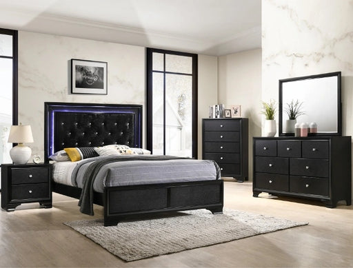 Crown Mark Micah Twin Panel Bed in Black B4350-T image
