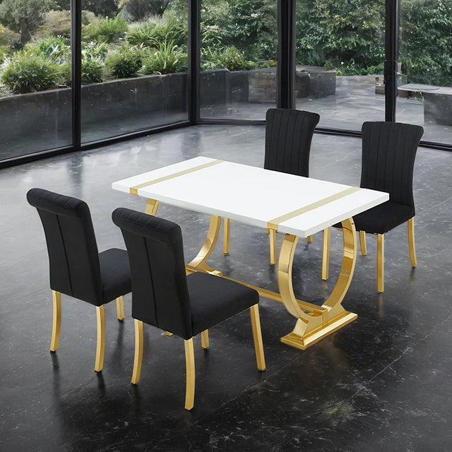 Holstebro 5 Pc 60" Dining Table Set