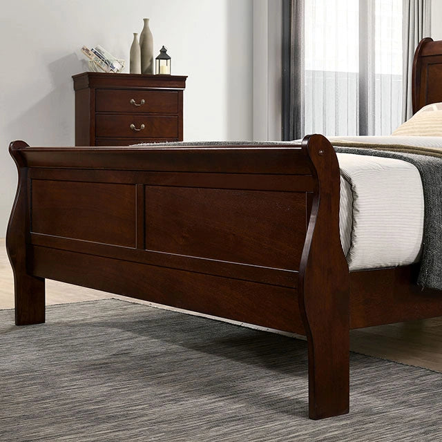 Louis Philippe Bed Cherry