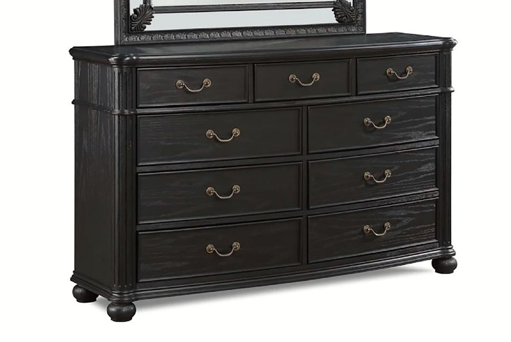 Crown Mark Furniture Kingsbury 9 Drawer Dresser in Black image