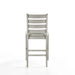 Pascal Ladderback Counter Chair (2 Per Carton)-Driftwood