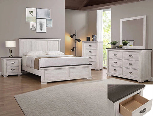 Crown Mark Furniture Leighton Dresser Mirror in White image