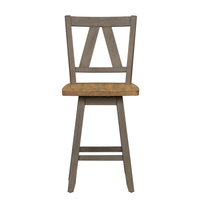 Lindsey Farm Counter Height Swivel Chair (RTA) image