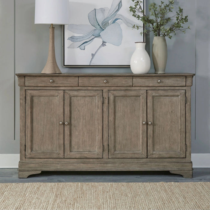 Morrow Bay Hall Buffet in Sandy Taupe EST SHIP TIME APPX 4 WEEKS image