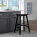 Creations 30 Inch Sawhorse Barstool - Black (RTA) image