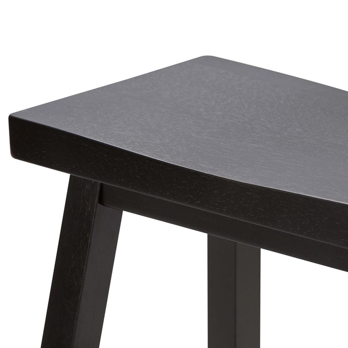 Creations 30 Inch Sawhorse Barstool - Black (RTA) image