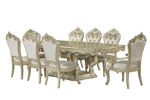 Monique Dining Table Base-Champagne (2 Of 2)