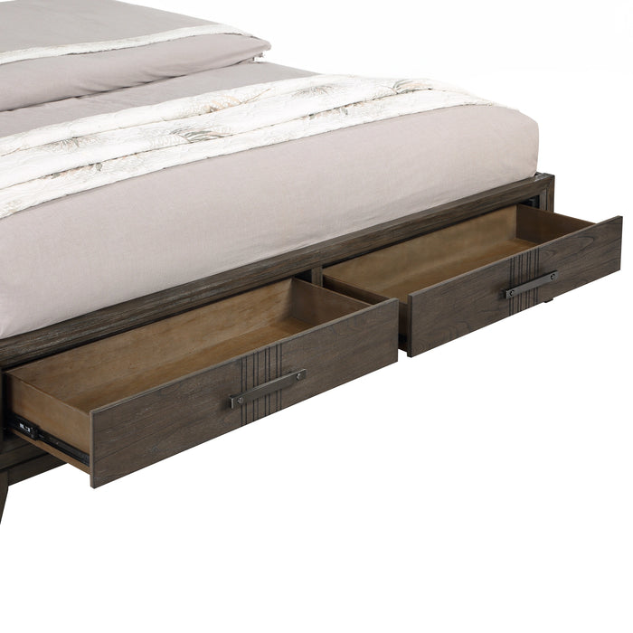Landon 5/0 Q Headboard-Walnut
