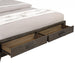 Landon 6/6-6/0 Ek/Wk Headboard-Walnut