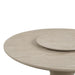 Gwendolyn Round Dining Table Base-Cerused Taupe