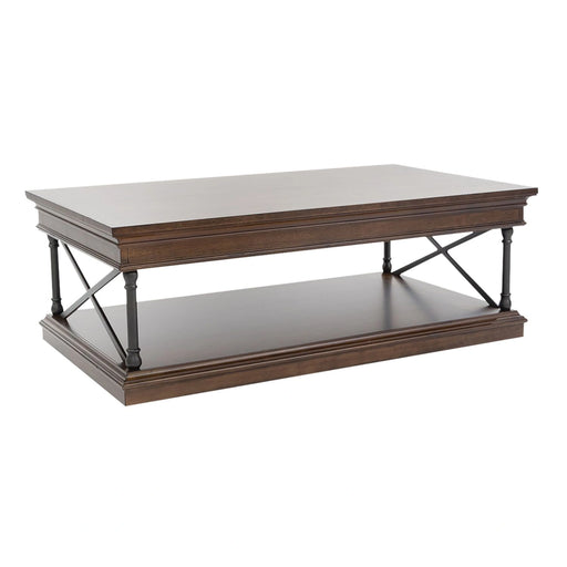 Tribeca Rectangular Cocktail Table in Cordovian Brown image