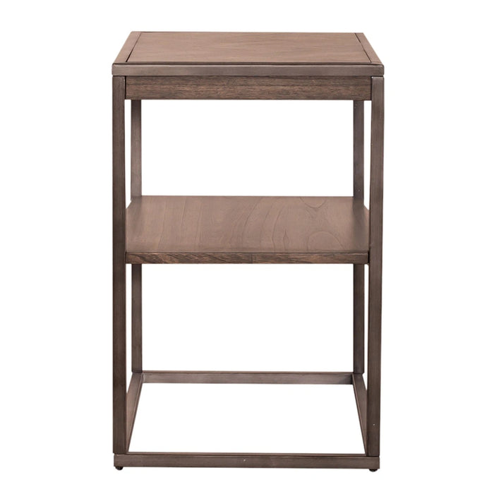 Jamestown Chair Side Table in Brown image