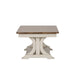 Farmhouse Reimagined Rectangular Cocktail Table in Antique White image