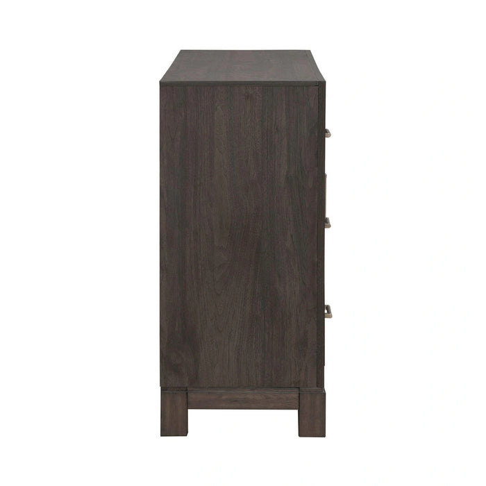 Modern Edge 2 Door 6 Drawer Dresser in Caffe image