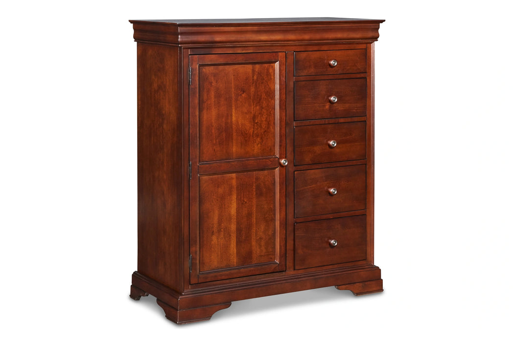 VERSAILLES DOOR CHEST- BORDEAUX