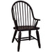 Treasures Bow Back Arm Chair - Black image
