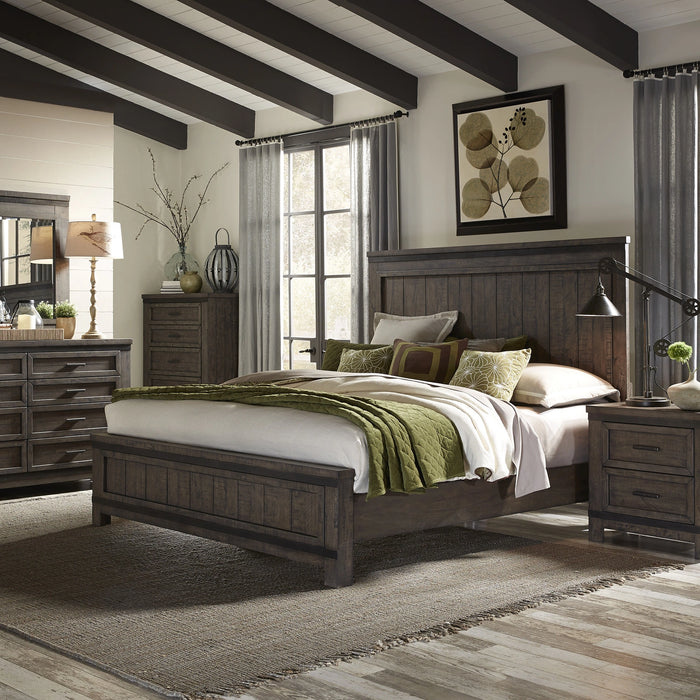 Thornwood Hills King Panel Bed, Dresser & Mirror, Chest, Night Stand image