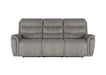 Kamari Sofa W/Dual Recliner-Gray