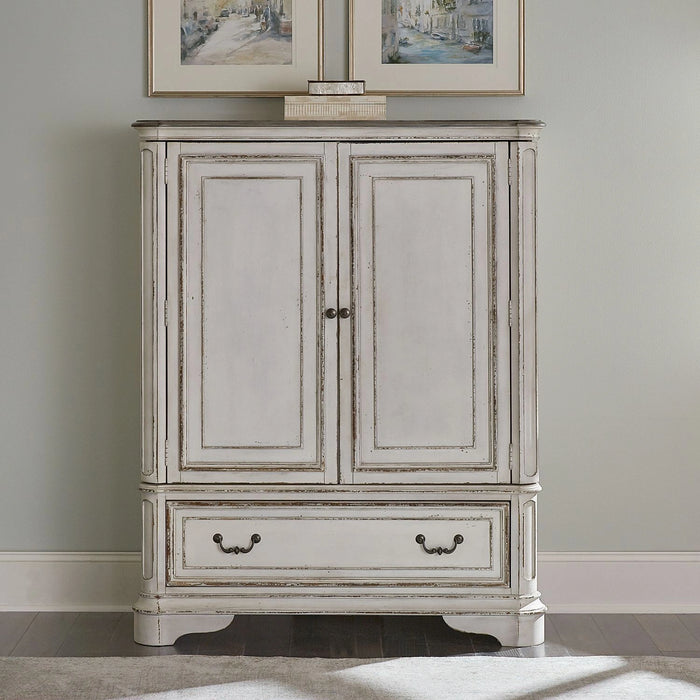 Magnolia Manor Door Chest in Antique White image