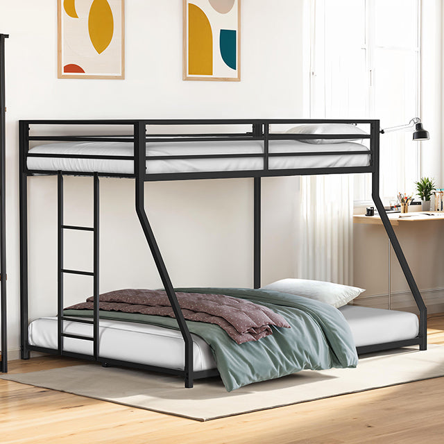 Rothwell Metal Bunk Bed Twin/ Full - KC Furniture Outlet (Bakersfield,CA)