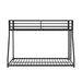 Rothwell Metal Bunk Bed Twin/ Full - KC Furniture Outlet (Bakersfield,CA)