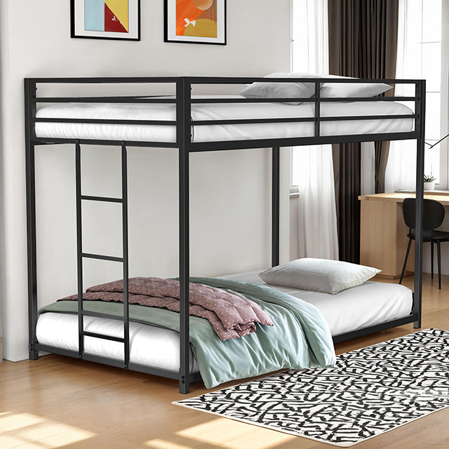 Rothwell Metal Bunk Bed Twin/ Full - KC Furniture Outlet (Bakersfield,CA)