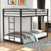 Rothwell Metal Bunk Bed Twin/ Full - KC Furniture Outlet (Bakersfield,CA)