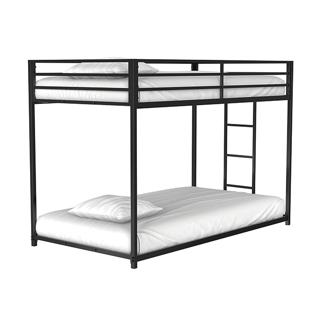 Rothwell Metal Bunk Bed Twin/ Full - KC Furniture Outlet (Bakersfield,CA)