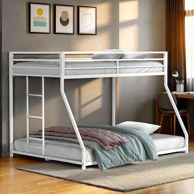 Rothwell Metal Bunk Bed Twin/ Full - KC Furniture Outlet (Bakersfield,CA)