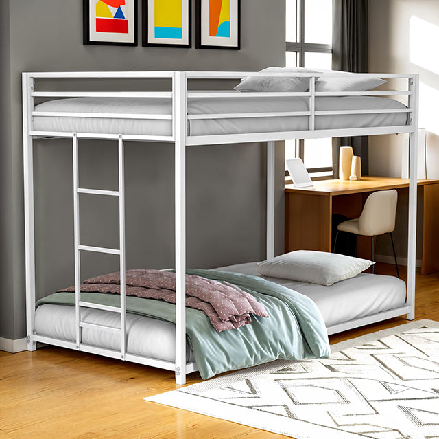 Rothwell Metal Bunk Bed Twin/ Full - KC Furniture Outlet (Bakersfield,CA)