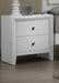Crown Mark Furniture Evan Nightstand in White image