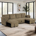 Denholme U-Sectional w/ Pull Out - KC Furniture Outlet (Bakersfield,CA)