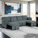 Denholme U-Sectional w/ Pull Out - KC Furniture Outlet (Bakersfield,CA)