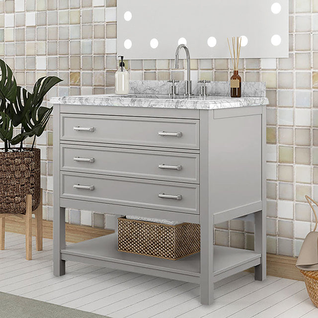 Reston Vanity with Top/ Sink - KC Furniture Outlet (Bakersfield,CA)